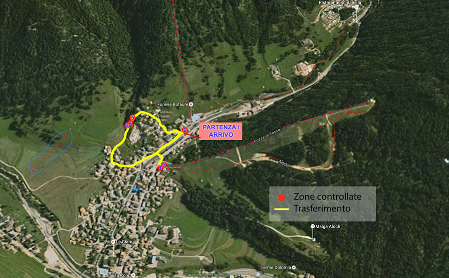 CIBT Val di Fassa Mappa