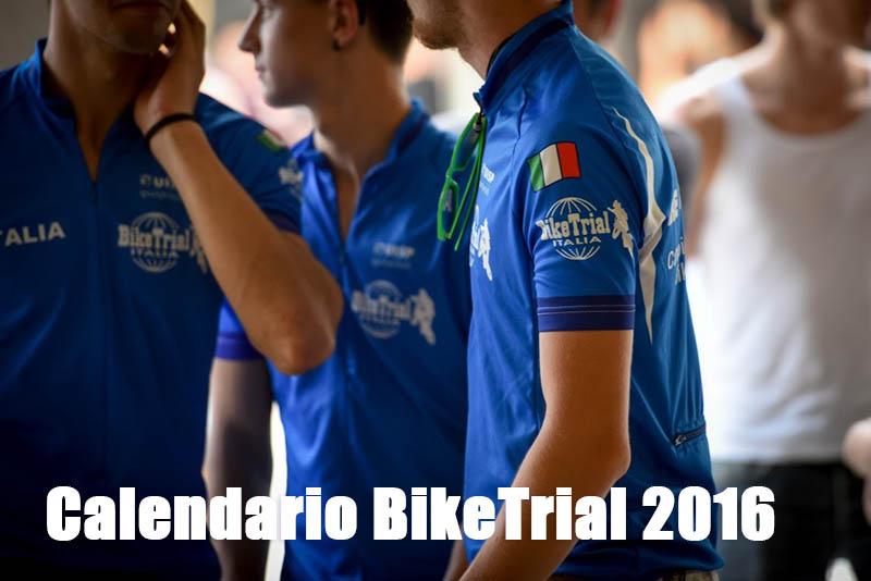 BikeTrial calendario 2016